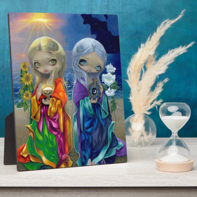 "Sun Child and Moon Child" Plaque (Side)