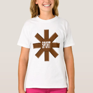 SUN CHOCOLAT white T-shirt