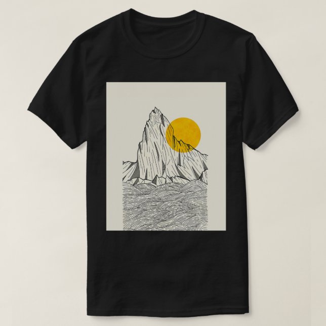 Sun Cliffs Graphic T-Shirt (Design Front)