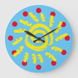 Sun Clock of Primary Colours