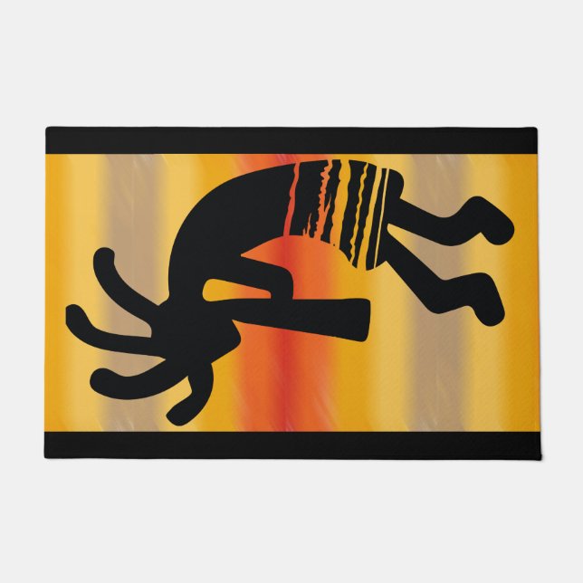 Sun Colours Kokopelli Southwest Doormat (Front)
