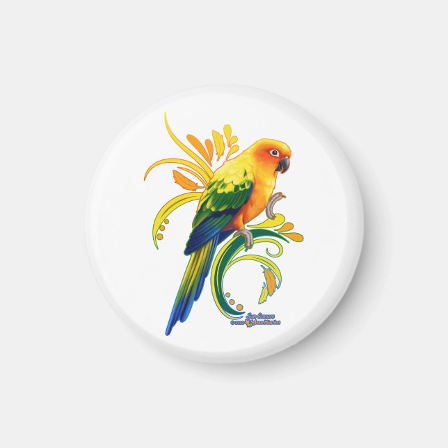 Sun Conure Magnet (Front)