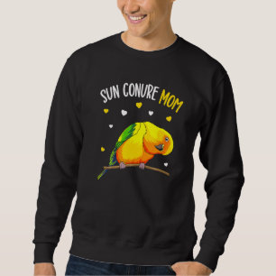 Sun Conure Mum Funny Parrot Bird Women Sweatshirt