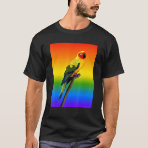 Sun Conure Rainbow Bird Bird Birdwatcher Diversity T-Shirt