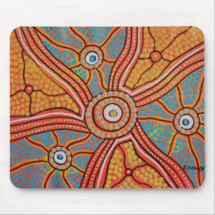 Sun Corroboree Mouse Mat