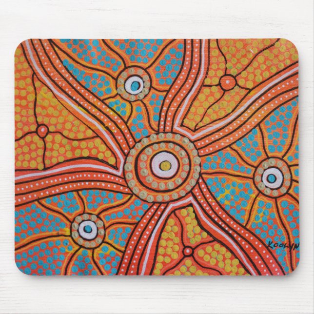 Sun Corroboree Mouse Mat (Front)