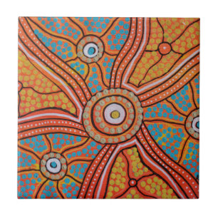 Sun Corroboree Tile