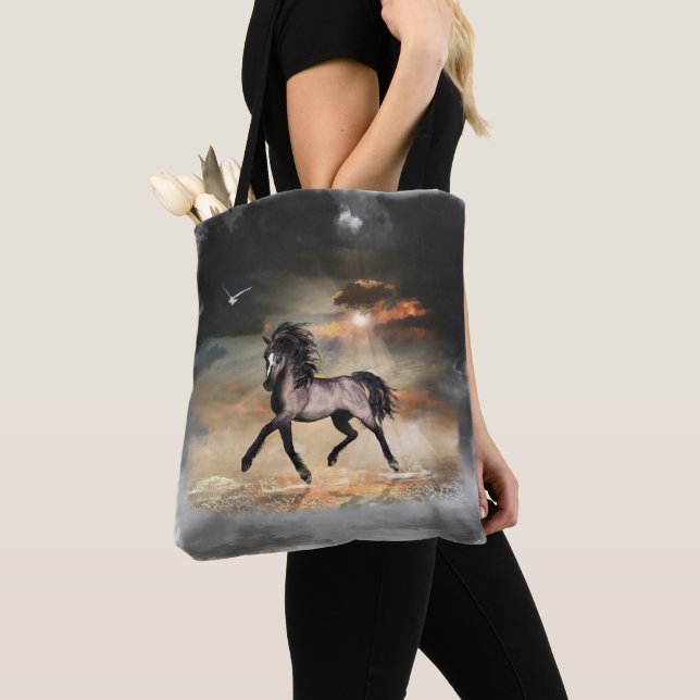 Sun Dancer Horse Tote (Close Up)