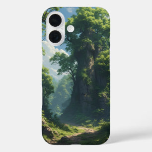 Sun-Dappled Forest Trail iPhone 16 Case