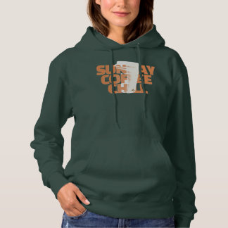 Sun Day Coffee Chill Graphic Hoodie