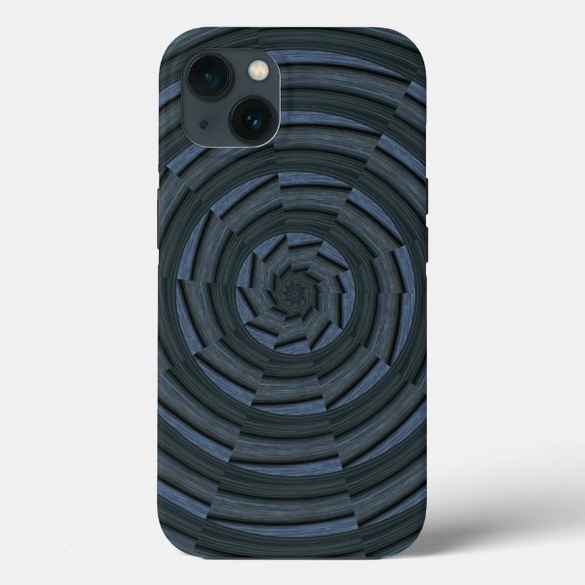 Sun Deck - Midnight Wooden Sunburst Case-Mate iPhone Case (Back)