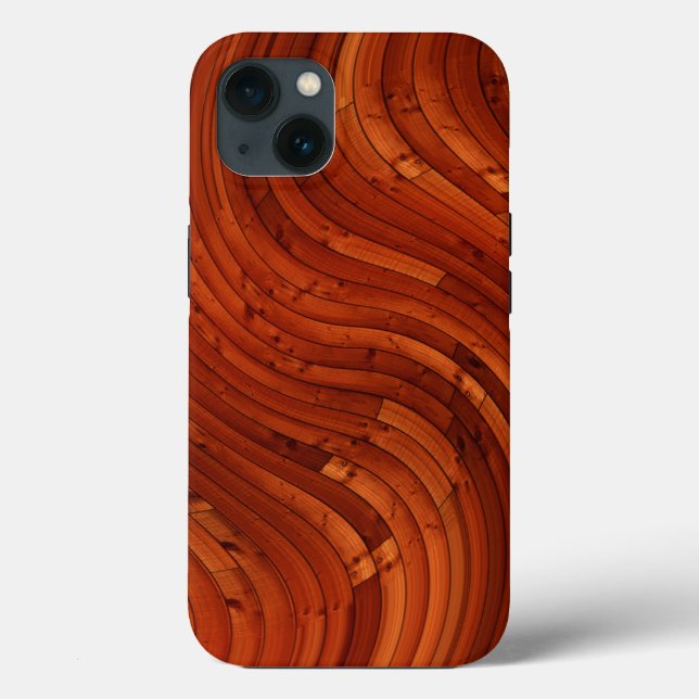 Sun Deck - Red Wooden Pine Knot Case-Mate iPhone C Case (Back)