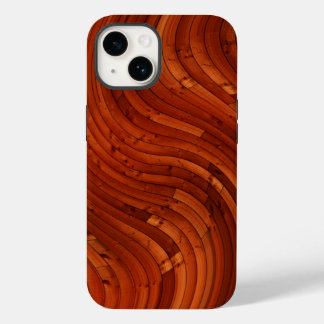 Sun Deck - Red Wooden Pine Knot Case-Mate iPhone 14 Case