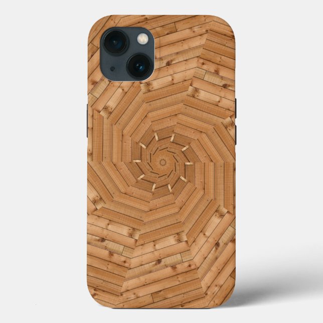 Sun Deck - Wooden Swirl Mosaic Case-Mate iPhone Ca Case (Back)