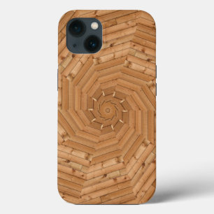 Sun Deck - Wooden Swirl Mosaic iPhone 13 Case