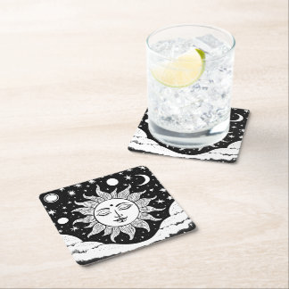 Sun Deity paper coaster