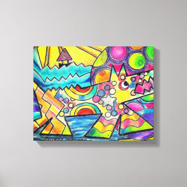 Sun Dog #2 Canvas Print (Front)