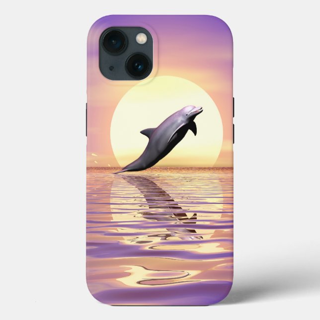 Sun Dolphin Case-Mate iPhone Case (Back)