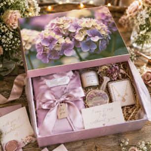 Sun Drenched Lavender Yellow Hydrangea Decoupage Tissue Paper