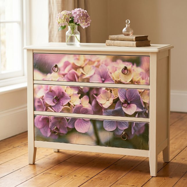 Sun Drenched Lavender Yellow Hydrangea Decoupage Tissue Paper (Creator Uploaded)