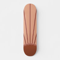 Sun Earth Tones Sunrise Brown Rust Retro Sunshine