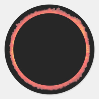 Sun_Eclipse-Sun Classic Round Sticker