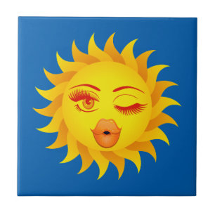 Sun Emoji Tile