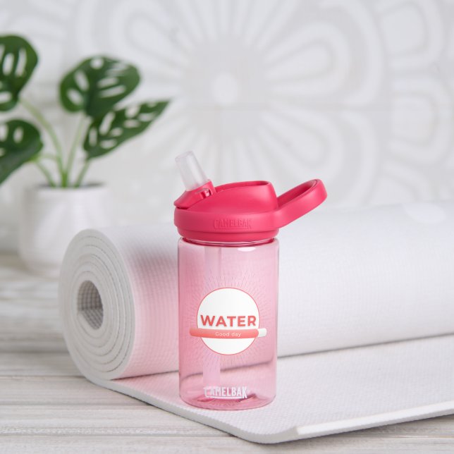 Sun Energy Water Quote | Custom Name Bottle (Yoga (Rotated))