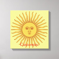 Sun face Art Illustration Thunder_Cove