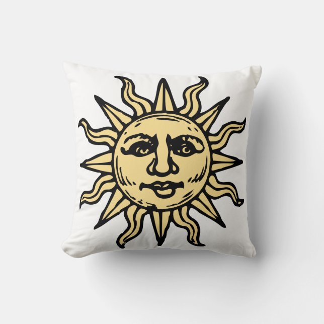 Sun Face Cushion (Front)