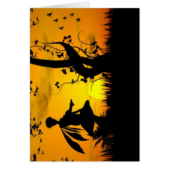 Sun fall fairy card (Front)