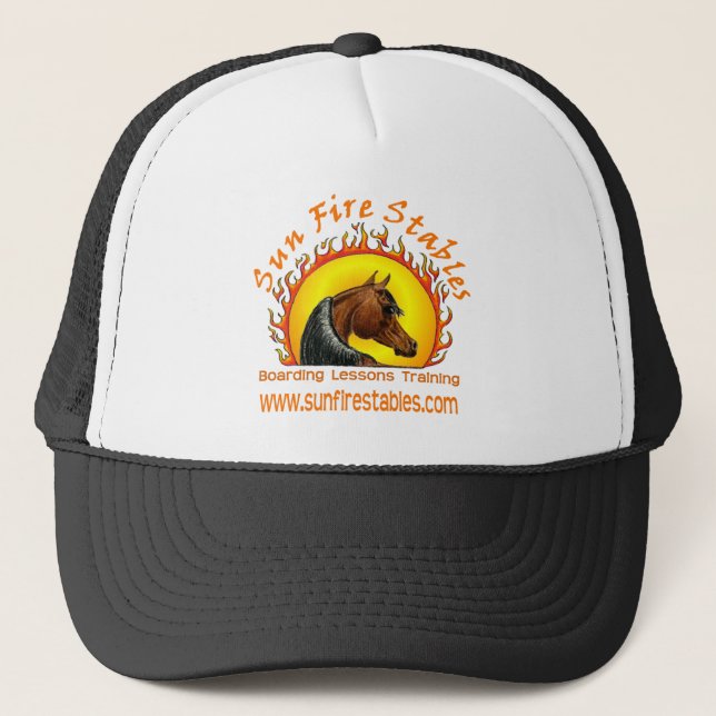 Sun Fire Stables Apparel Trucker Hat (Front)