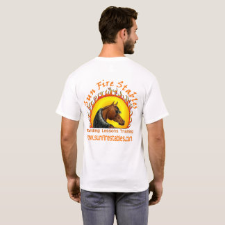 Sun Fire Stables Logo on Back T-Shirt
