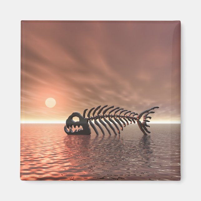 Sun Fish Magnet (Front)