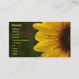 Sun Flower Business Card