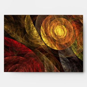 Sun Flower Floral Modern Abstract Art Pattern Envelope