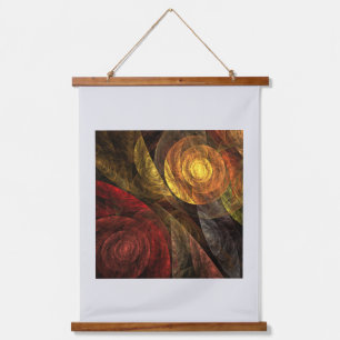 Sun Flower Floral Modern Abstract Art Pattern Hanging Tapestry