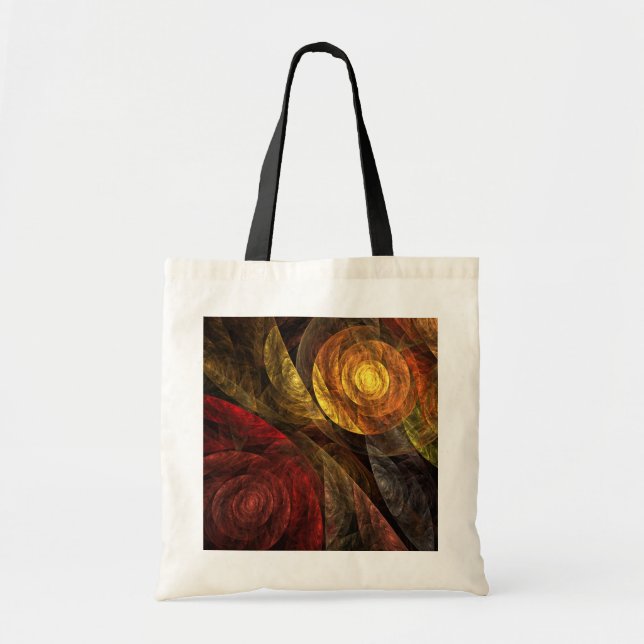 Sun Flower Floral Modern Abstract Art Pattern Tote Bag (Front)