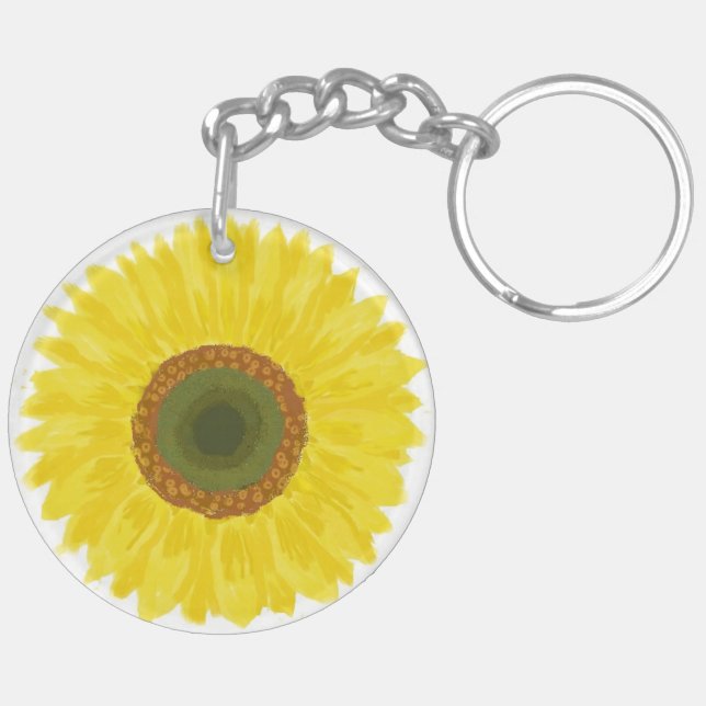 Sun flower key ring (Back Left)