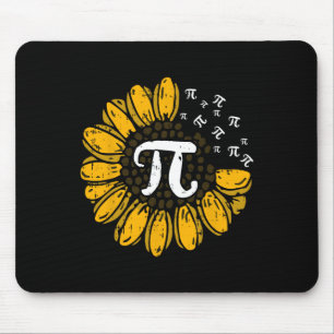 Sun-flower Pi Day Cool Math Symbols Teacher Studen Mouse Mat