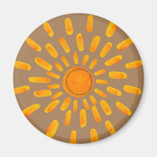 Sun Fridge Magnet 