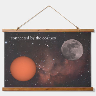 sun, full moon, Nebula  Hanging Tapestry
