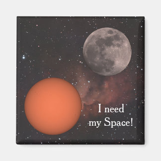 sun, full moon, Nebula  Magnet