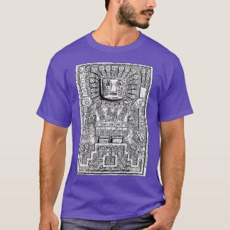Sun gate Sun God Viracocha Pre Columbian 1 T-Shirt