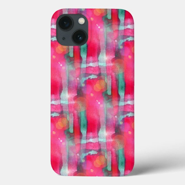 Sun glare abstract painted watercolor Case-Mate iPhone case (Back)