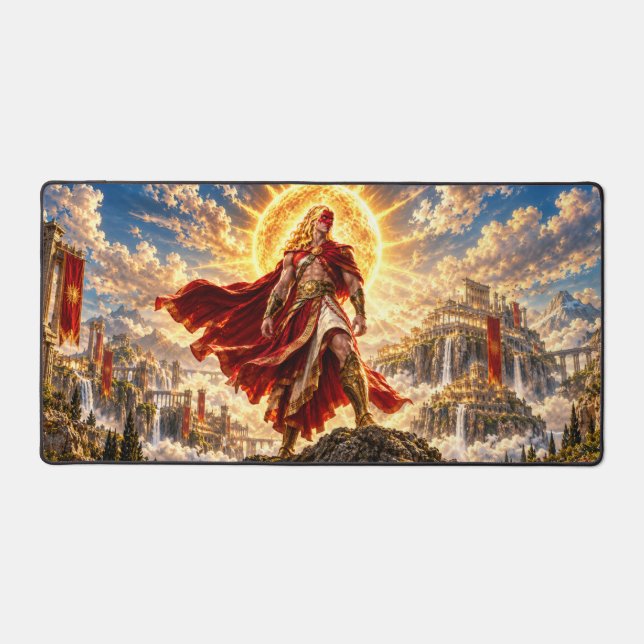 Sun God Desk Mat (Front)