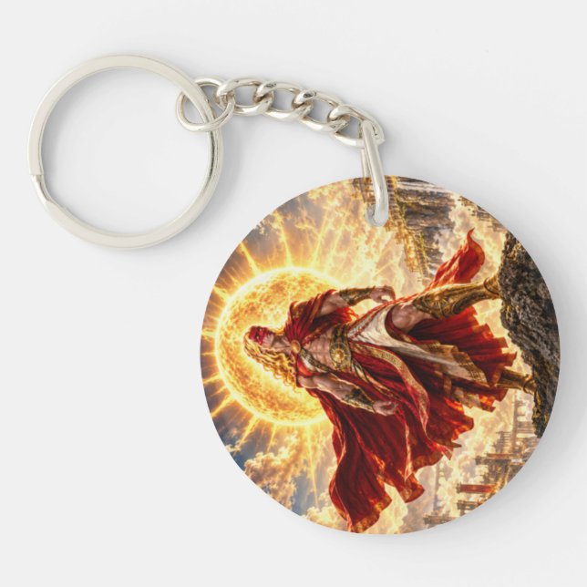 Sun God Key Ring (Front)
