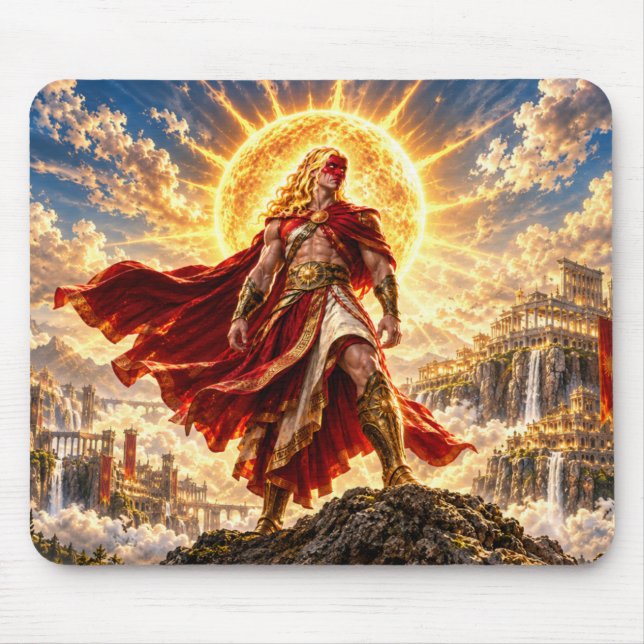 Sun God Mouse Mat (Front)