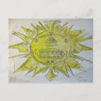Sun God Postcard