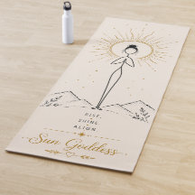 Sun Goddess Boho Yoga Mat